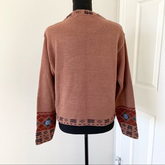 No Boundaries Floral Embroidery Ugly Sweater - Picture 4 of 15